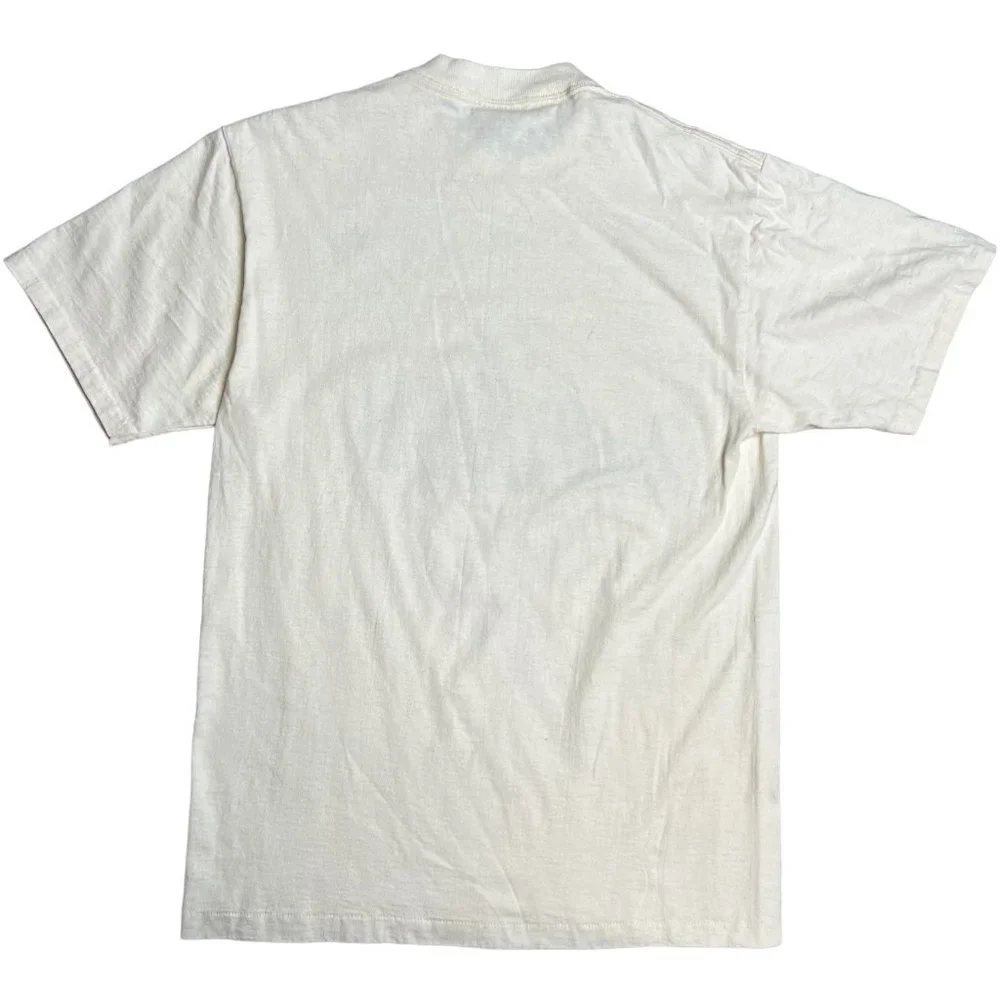 VINTAGE 90s Amelia Earhart Women Fly T-Shirt 1992 Single Stitch Size Medium - Picture 2 of 8